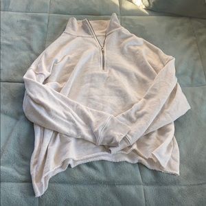 AERIE XS QUARTER ZIP SWEATSHIRT